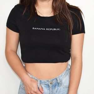 Banana Republic Cropped Tee